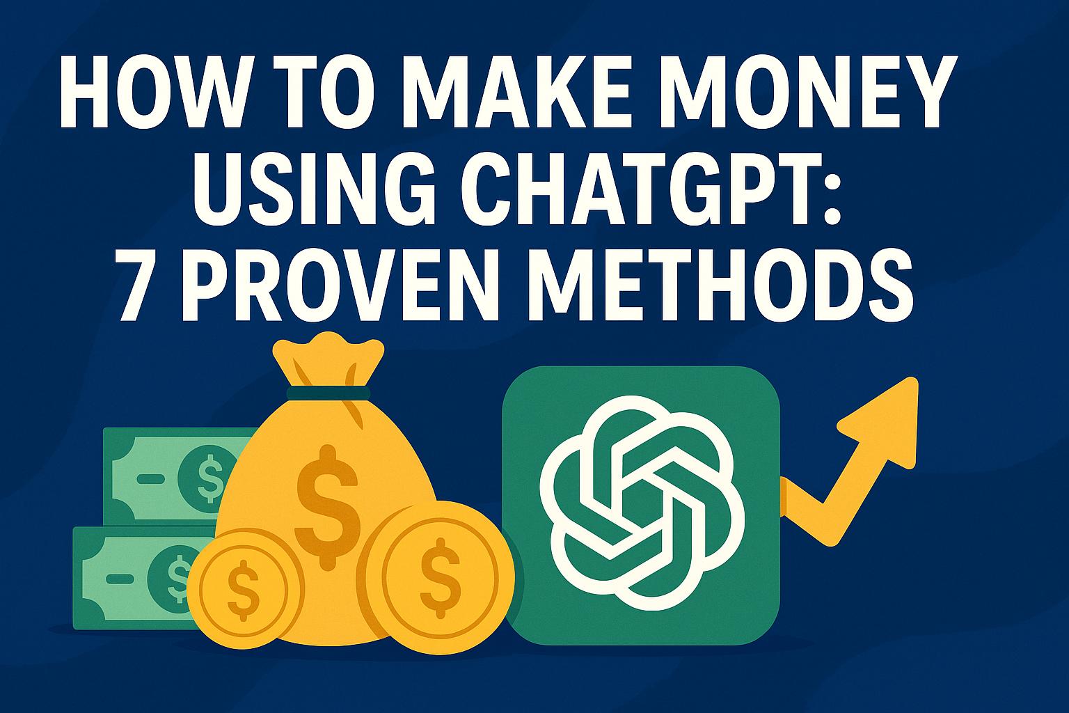 Make money using ChatGPT with 7 proven methods to earn online income.